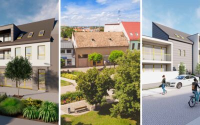 Bytový projekt ZERETH park má ambíciu zmeniť zabudnutú časť centra na krásne bývanie v srdci mesta Sereď