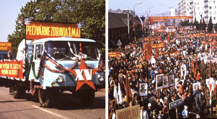 Pozrite si neuveriteľné dobové fotografie zo seredských osláv Sviatku práce z čias socializmu. Naše oslavy boli veľkolepé