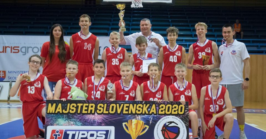 Mladí basketbalisti zo Serede sa stali majstrami Slovenska 2020 v kategórii mladší žiaci U13