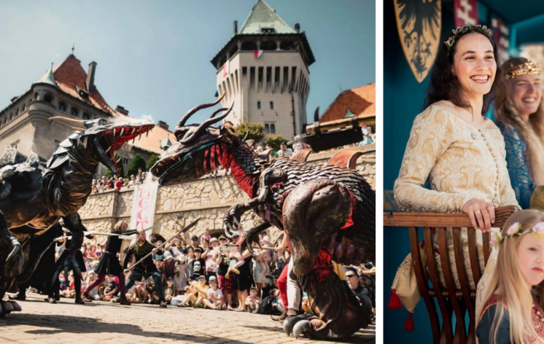 Neďaleký Smolenický zámok organizuje aj toto leto Dračie dni na zámku. Nenechajte si ujsť stredovekú atmosféru a program pre deti každého veku