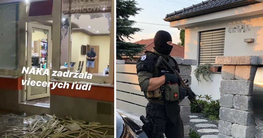 AKTUÁLNE: NAKA opäť zasahovala v Seredi. Zadržala viacero osôb za drogovú trestnú činnosť