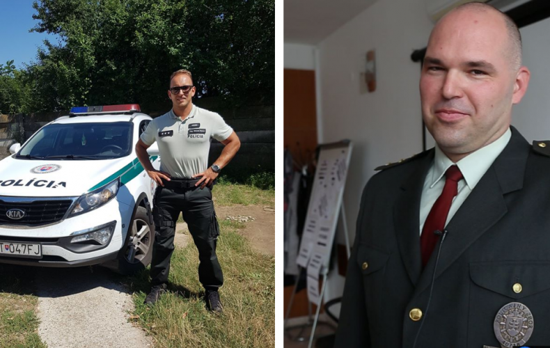 Policajti zo Serede a Šoporne zachránili majetok občana. Pomohli mu vymôcť železné nosníky zo zberných surovín