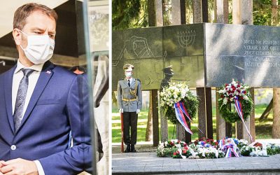 Pri príležitosti Dňa obetí holokaustu a rasového násilia navštívil Sereď aj premiér Igor Matovič