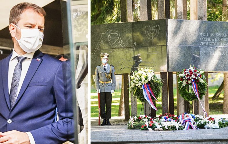 Pri príležitosti Dňa obetí holokaustu a rasového násilia navštívil Sereď aj premiér Igor Matovič