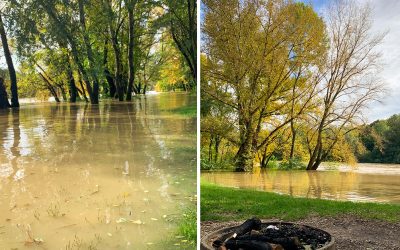 Rieka Váh sa v Seredi po daždivých dňoch vyliala z koryta. Hrozí nejaké nebezpečenstvo občanom?