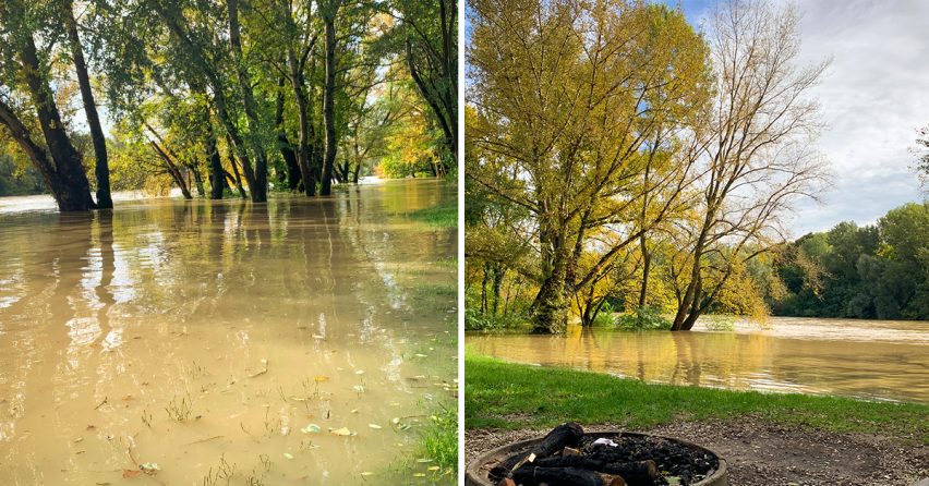 Rieka Váh sa v Seredi po daždivých dňoch vyliala z koryta. Hrozí nejaké nebezpečenstvo občanom?