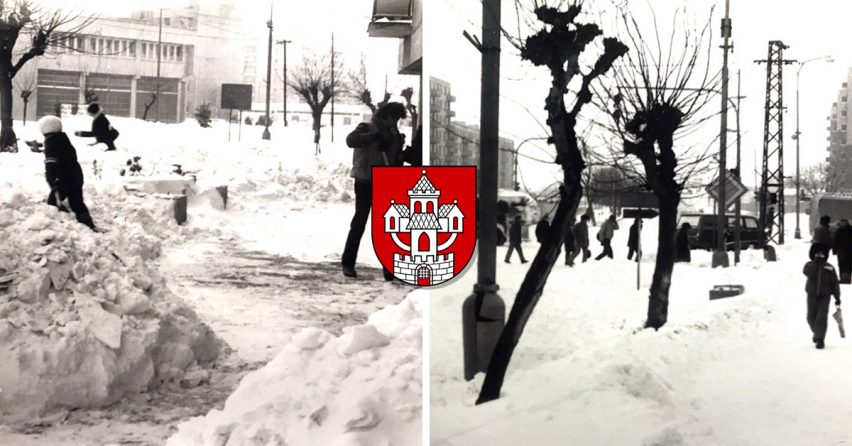 Pripomeňte si, ako vyzerala snehová kalamita 12. januára 1987 v Seredi na jedinečných fotografiách