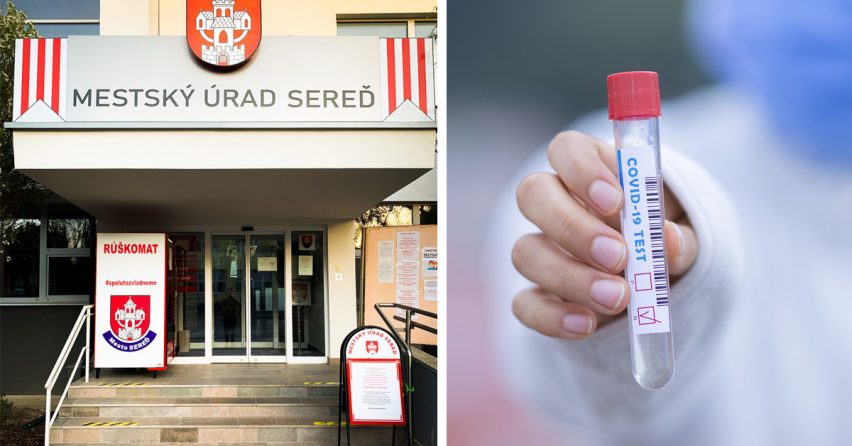 Zamestnanci mestského úradu a školských zariadení v Seredi prešli antigénovým testovaním. Vyskytol sa jeden pozitívny prípad