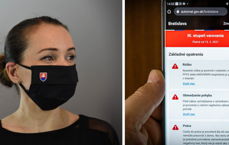 Slovensko má nový prehľadný Covid automat. Stačí vybrať okres a dozviete sa, čo všetko v ňom platí