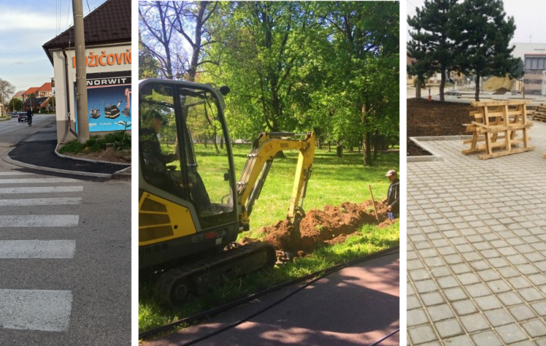 Pozrite si prehľad aktuálne prebiehajúcich prác a plánovaných aj ukončených rekonštrukcií mesta Sereď