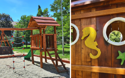Z nových moderných detských ihrísk sa tešia dve sídliská v Seredi. Na ich hracích prvkoch sa vybláznia deti každého veku