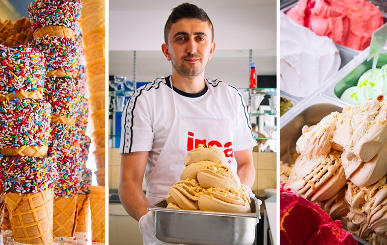 Podľa tajného receptu ju vyrábal už jeho pradedko. Macedónčan Murat Saliu ponúka Seredčanom balkánsku zmrzlinu už vyše 10 rokov