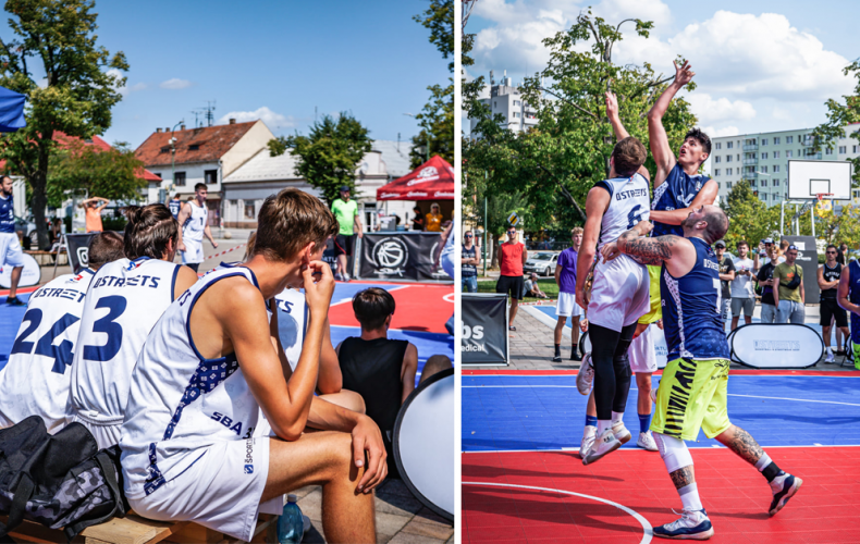 Sereď žila v sobotu basketbalovými turnajmi, na ktorých sa predstavili domáci, ale aj zahraniční hráči. Pozrite si atmosféru SBA 3×3 Tour 2021