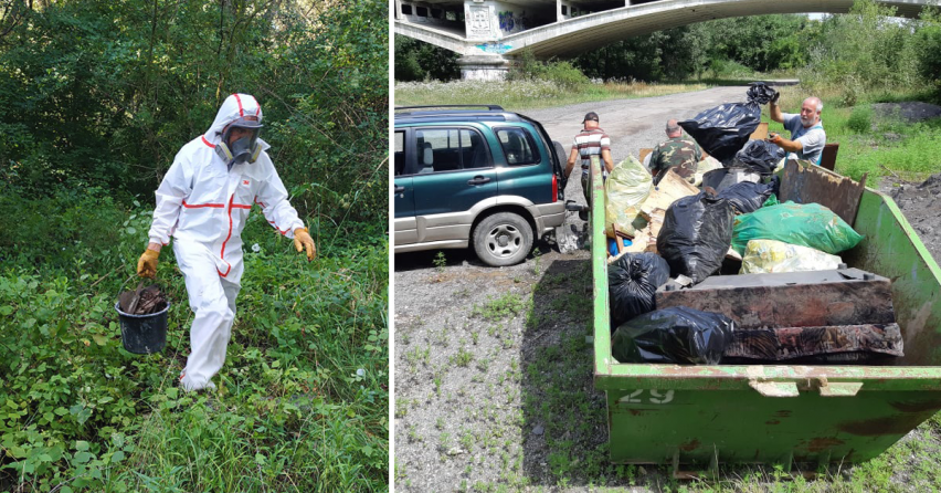V Seredi prebehlo čistenie vodných plôch. Výsledkom boli dva veľkoobjemové kontajnery odpadkov a odstránený azbest