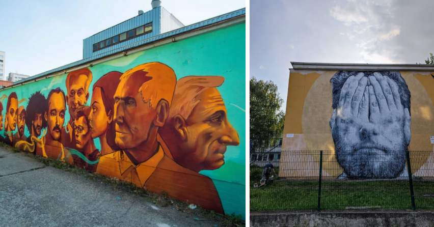 Graffiti nie sú vždy len o vandalizme, ako je to v Seredi. Pozrite sa, ako v projekte Street Art Gallery skrášlili Trnavu