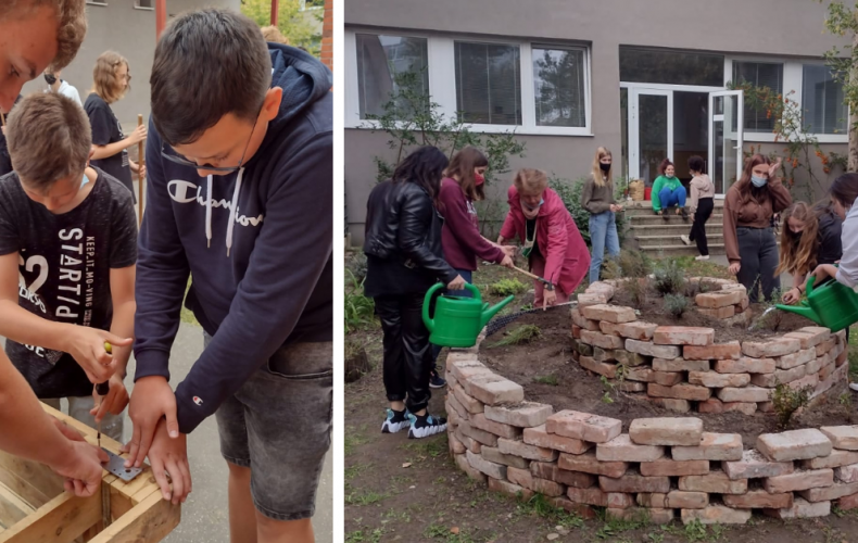 Na ZŠ Juraja Fándlyho v Seredi vytvorili v rámci Enviromentálneho akčného plánu Zelenej školy kompostovisko a upravili školskú ekoučebňu