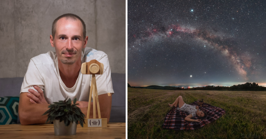 Fotograf Majo Chudý z obce Vinohrady nad Váhom získal opäť ocenenie za jeho neuveriteľnú astronomickú fotografiu