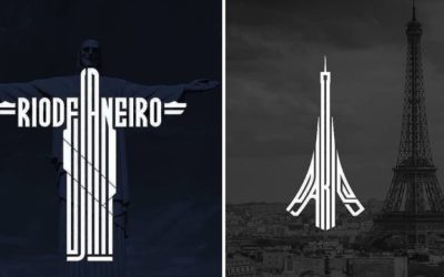 Ako by vyzerali logá obrovských metropol? Známy dizajnér sa nechal inšpirovať ich hlavnými symbolmi