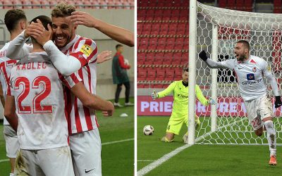 Mužstvo ŠKF Sereď zvíťazilo nad silným AS Trenčín. Strelec Roman Haša prispel dvomi gólmi ku skvelému víťazstvu 4:2