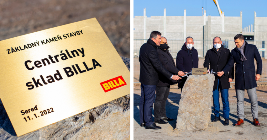 Spoločnosť BILLA odštartovala výstavbu nového centrálneho skladu v Seredi. Prinesie 170 pracovných miest