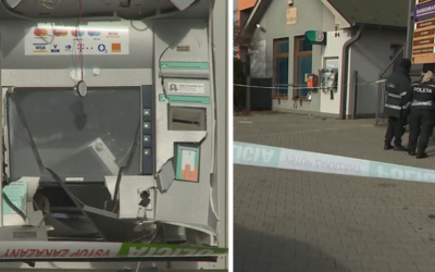 V Šúrovciach nastal silný výbuch bankomatu. Zlodeji ukradli z bankomatu desiatky tisíc eur