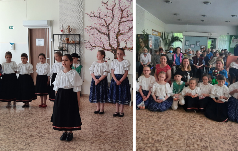 Malí folkloristi zo ZŠ J. Fándlyho predviedli krásne vystúpenie ku Dňu matiek pre všetky mamičky a babičky v Domove dôchodcov