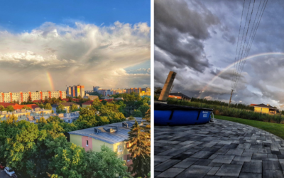 Po včerajšej letnej búrke sme mohli v Seredi vidieť nádhernú „dvojdúhu“. Pokochajte sa úžasnými fotkami, na ktorých ju zachytili Seredčania
