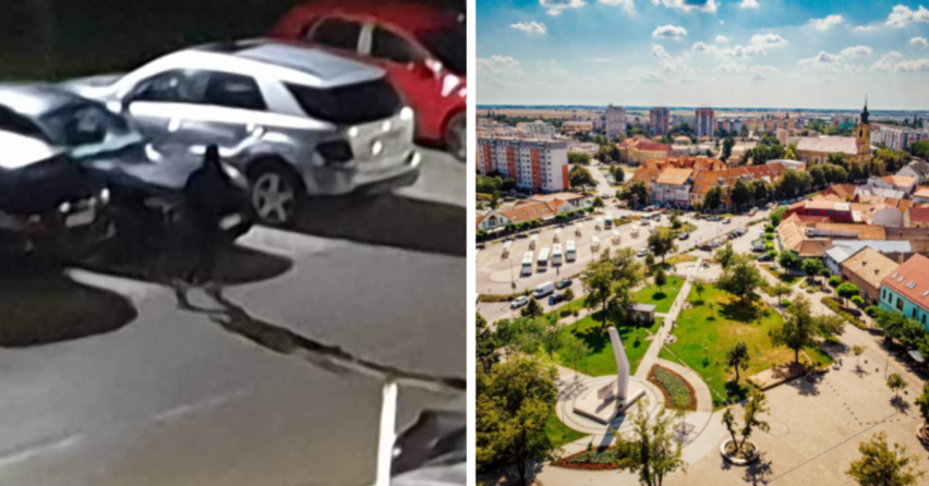 Na Kukučínovej ulici v Seredi mal neznámy páchateľ ukradnúť z auta ŠPZ. Nafotil ho pri tom obyvateľ Serede