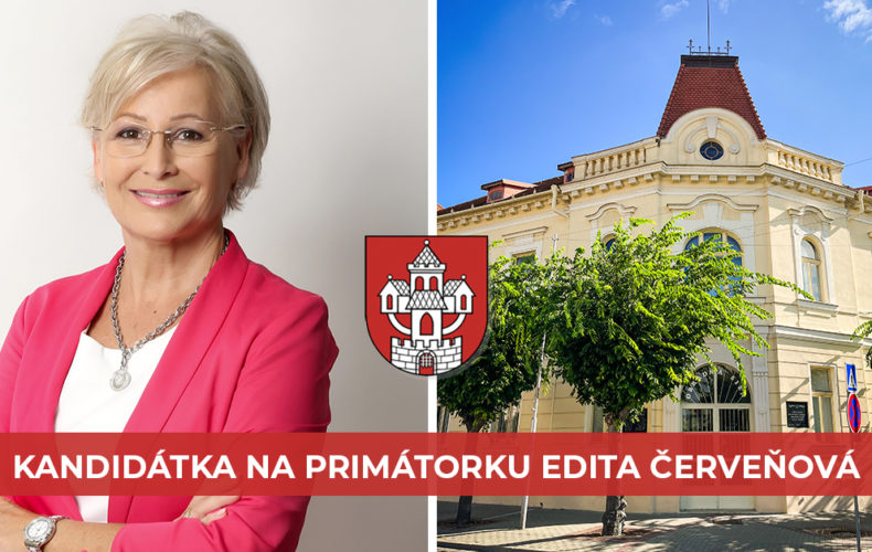 VOLEBNÝ ROZHOVOR: Kandidátka na post primátorky mesta Sereď – Edita Červeňová