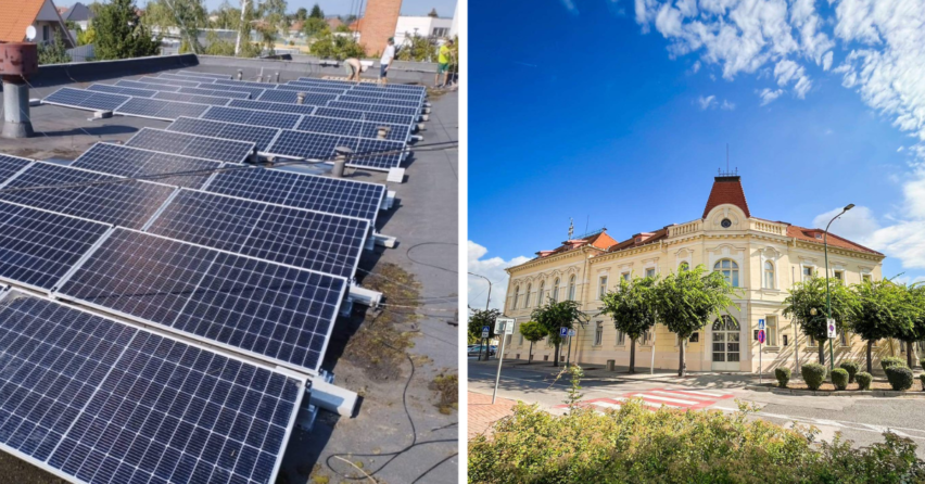 V Seredi pribudli fotovoltaické články na budovách mestského úradu a mestskej polície. Realizácia prinesie úsporu elektrickej energie