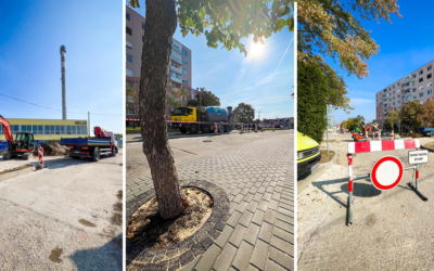 Okolie tržnice na Mlynárskej ulici skrášlia nové asfaltové povrchy. Do obnovy mesto investovalo stovky tisíc eur