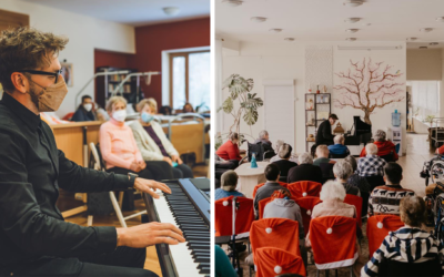 Klavirista Norbert Daniš zo Serede sa objavil v relácii TA3. Seniorov v domovoch dôchodcov potešil dobročinnými koncertami