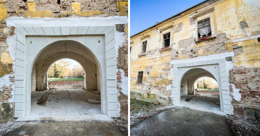 Slávnostné otvorenie hradnej brány Seredského kaštieľa prebehne už v nedeľu. Príďte sa pozrieť na zrekonštruovanú podobu kamenného portálu