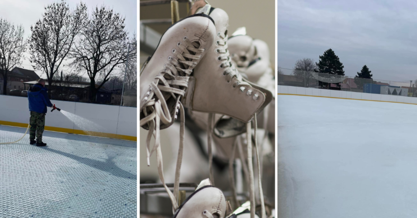 Koľkokrát ste túto zimu využili korčule? V Šoporni uplynulý víkend spustili do prevádzky ľadovú plochu. Na hokej však zatiaľ zabudnite