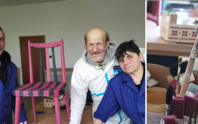 Trnavská arcidiecézna charita prišla s projektom Nábytkovej banky. Pomáhajú tak nielen ľuďom bez domova, ktorí v nej repasujú nábytok