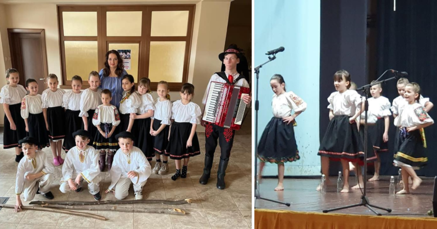 Malí folkloristi zo ZŠ Juraja Fándlyho v Seredi získali na súťaži v Križovanoch nad Dudváhom ocenenie Bronzové pásmo