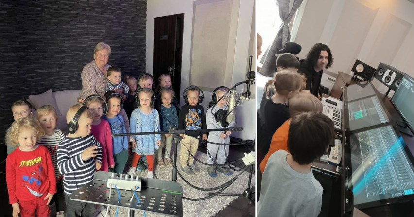 Deti z Materskej školy Podzámska naspievali piesne pre svoje mamičky a babičky v štúdiu talentovaného slovenského gitaristu Jimmiho Cimbalu