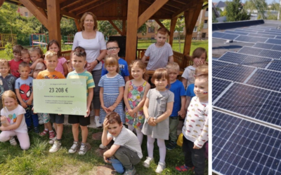 Materská škola na Komenského ulici získala grant na fotovoltaické panely vo výške 23 208 eur