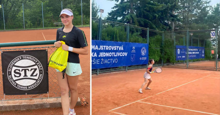 Ďalší športový úspech zo Serede. Tenistka Sofia Sedláková získala 3. miesto na majstrovstvách Slovenska