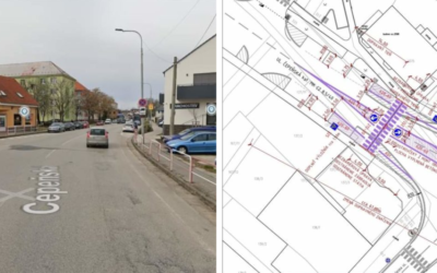 Mesto Sereď vybuduje nový ostrovček na križovatke pri kúpeľnom námestí. Chce tak väčšiu bezpečnosť pre chodcov