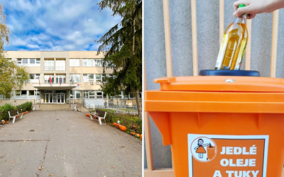 Žiaci na ZŠ Juraja Fándlyho v Seredi môžu za odovzdaný olej získať bezdrôtové slúchadlá aj školského žolíka
