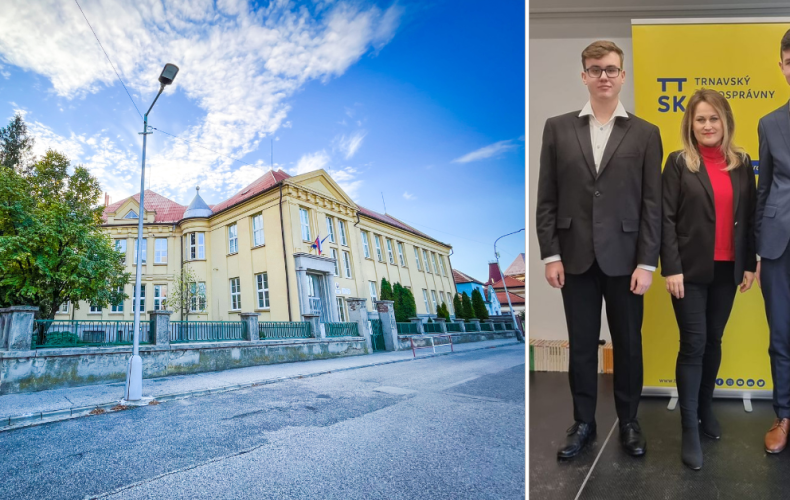 Dvoch študentov z Gymnázia Vojtecha Mihálika v Seredi ocenil TTSK za úspechy župným štipendiom