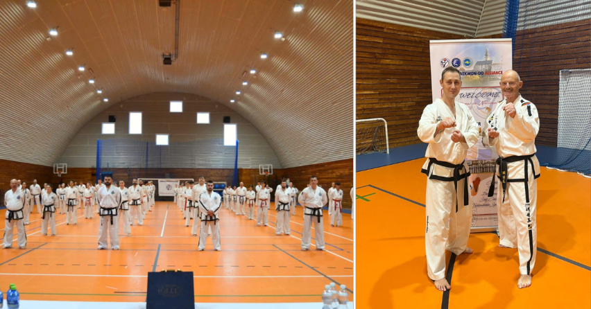 Milan Rajský ml. z Taekwon-Do Hong Ryong Sereď sa zúčastnil národného semináru v Nitre s veľmajstrom zo Škótska