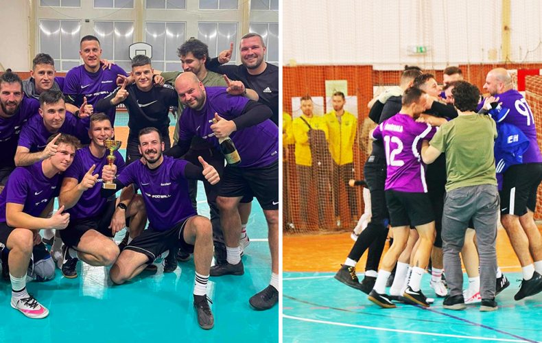 Vianočný futbalový Turnaj o pohár primátora ovládli bez inkasovaného gólu bývalé futbalové hviezdy zo Serede v tíme Načo Názov