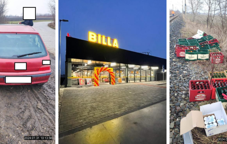 Z priestorov predajne Billa na Šulekovskej ulici odcudzili zlodeji 41 prepraviek s pivom, krmivo a iný tovar. Vďaka oznamu od občana sa podarilo podozrivé osoby zadržať