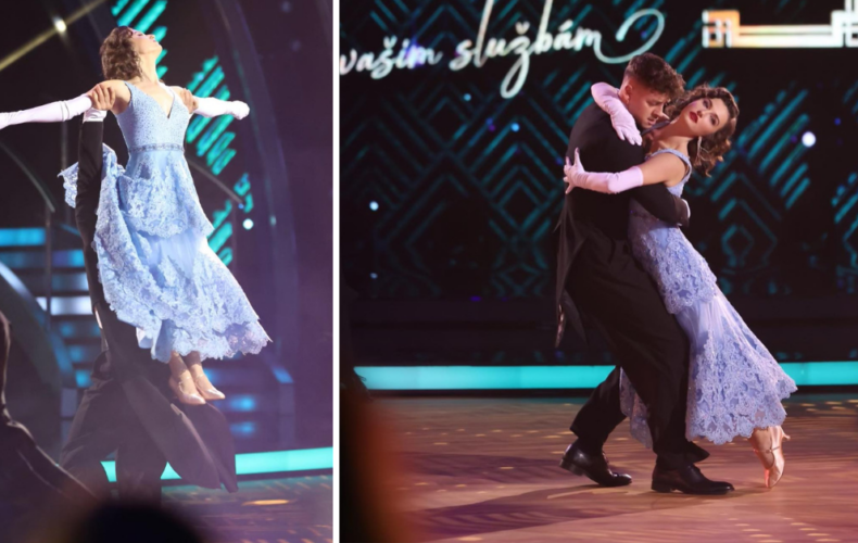 Petra Dubayová v prvom kole tanečnej show Let´s Dance doslova zažiarila