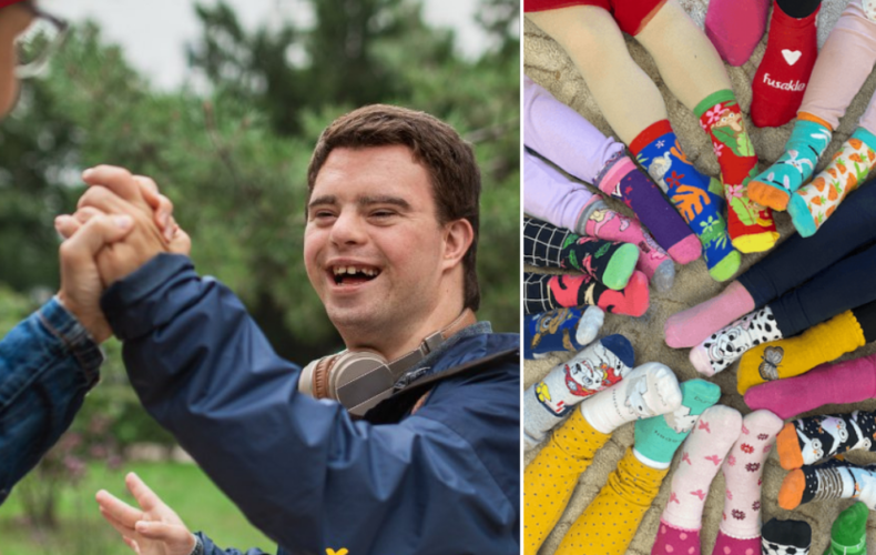 Aj malým gestom ako sú dve rozdielne ponožky môžete vyjadriť podporu ľuďom s Downovým syndrómom