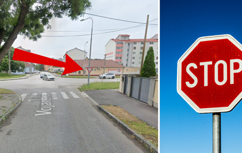 Problémová križovatka v Seredi prejde zmenou dopravného značenia. Novú STOPku osadia v najbližších dňoch