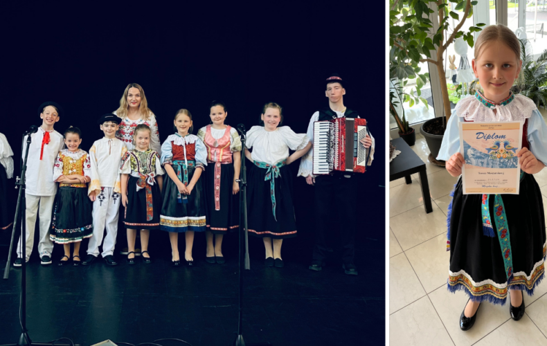 Folkloristi zo ZŠ Juraja Fándlyho v Seredi získali na celoštátnej súťaži krásne ocenenia