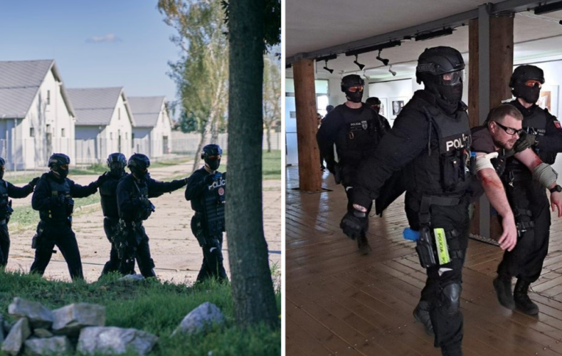 V Múzeu holokaustu kvôli streľbe zasahovali kukláči. Na cvičení boli prítomní aj rukojemníci a namaskovaní zranení